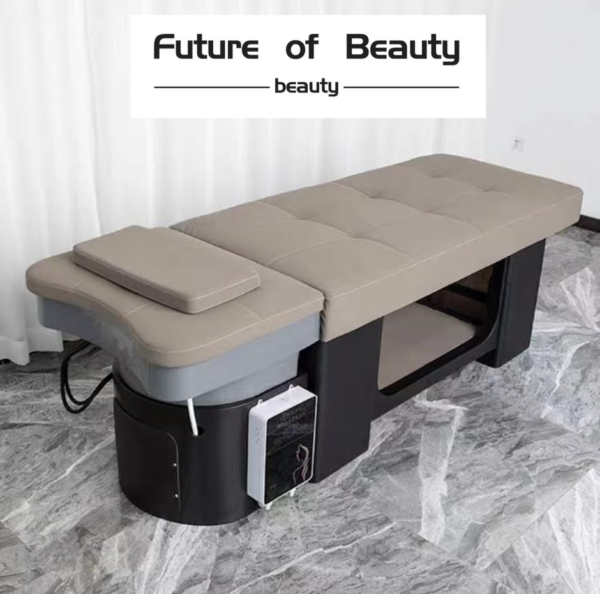 Kozmetički krevet sa hidraulikom bež